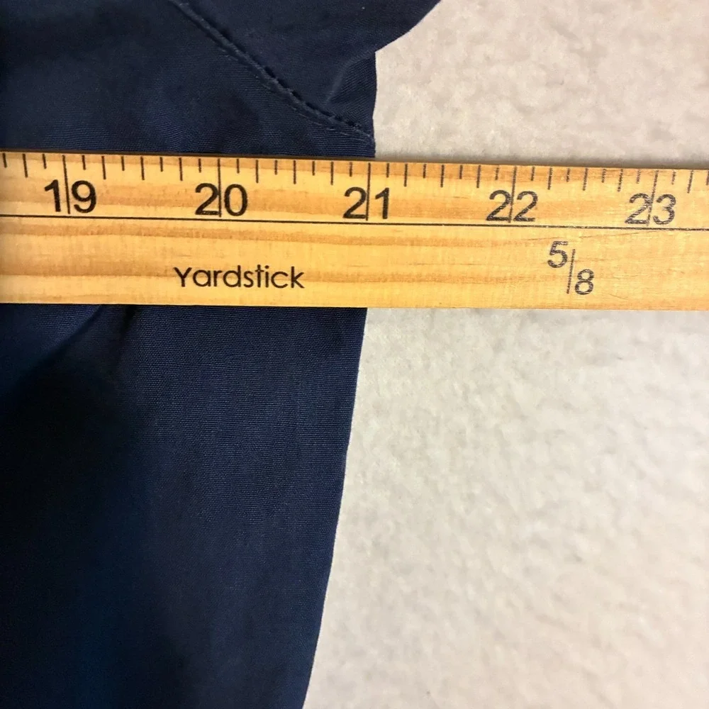 Vtg 80s Navy Deck Utility Jacket Mens Size 38L Blue Poplin Fleece Lined USN USAF